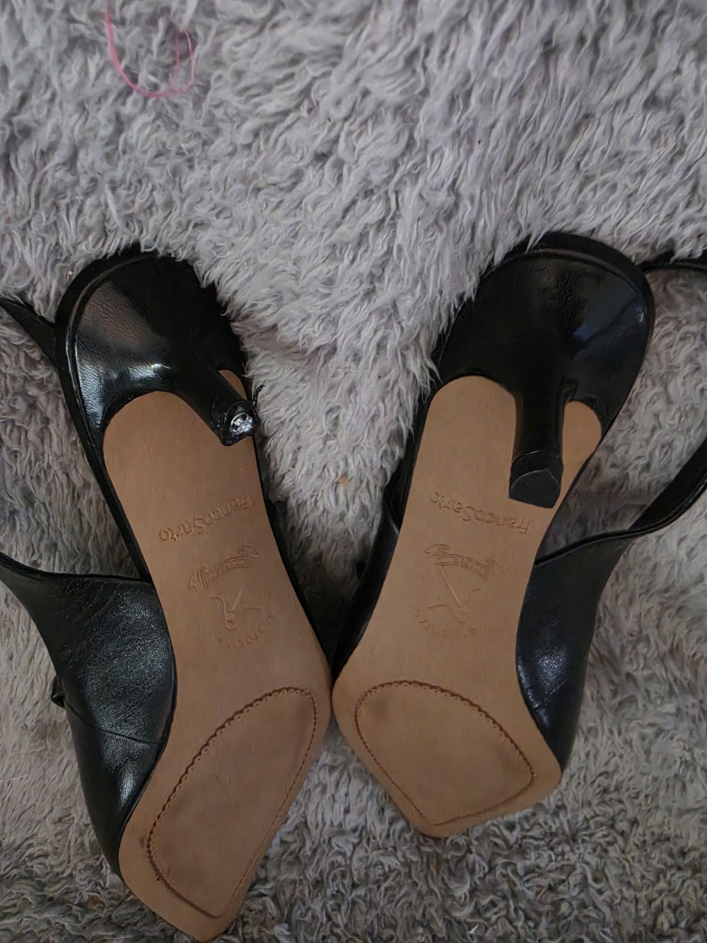 (170)

Franco Sarto Khloe Pointed Toe Slingback Kitten Heel Size 8W - Picture 15 of 16